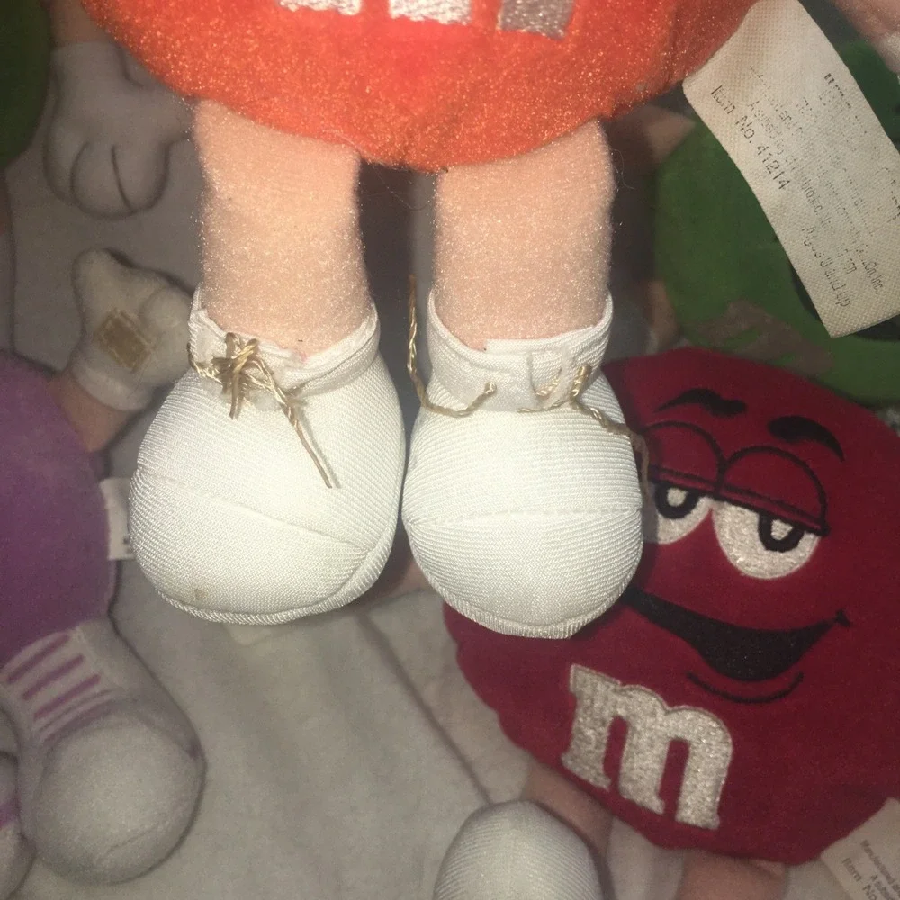 5 plush vintage collectible stuffed M&M characters‎ Mars Candy Co